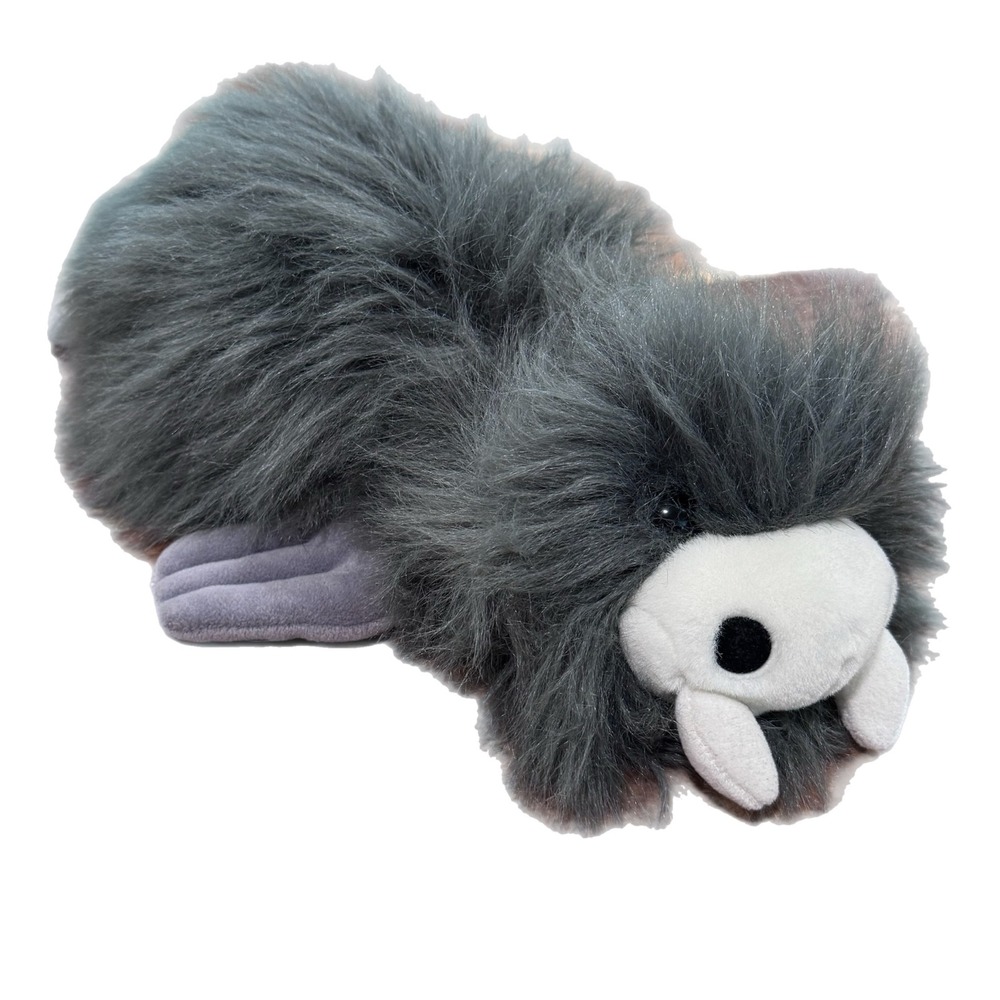 Vintage 1998 The Heritage Collection Gray Walrus Plush Stuffed Animal Korea
